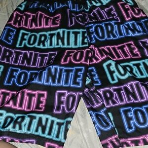 EUC Youth Fortnite Neon Graphic Shorts